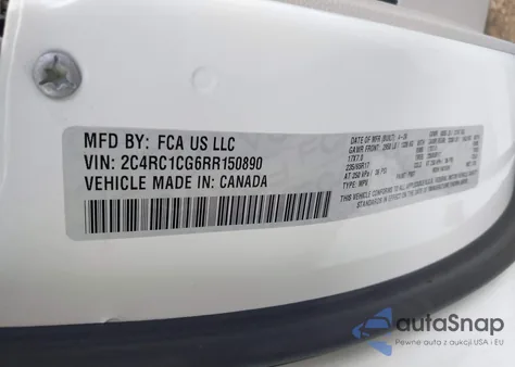 2024 Chrysler Voyager Lx из США, поврежденный, VIN 2C4RC1CG6RR150890